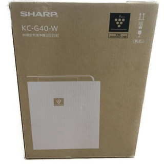 新品☆SHARP シャープ 加湿空気清浄機 KC-G40-W プラズマクラスター7000