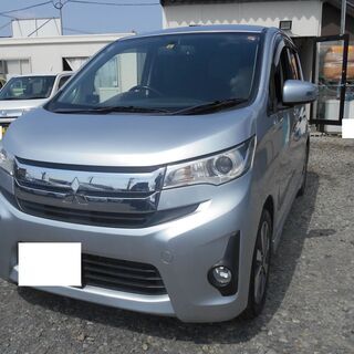 H26 ek カスタム　T 4WD ETC 4WD 純正SDナビ...