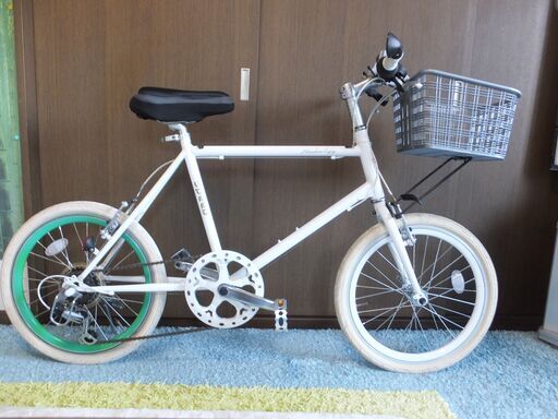 ミニベロ（20インチ）小径車　シマノ6段変速レボシフター　前後Vタイプブレーキ自転車　シティーサイクル