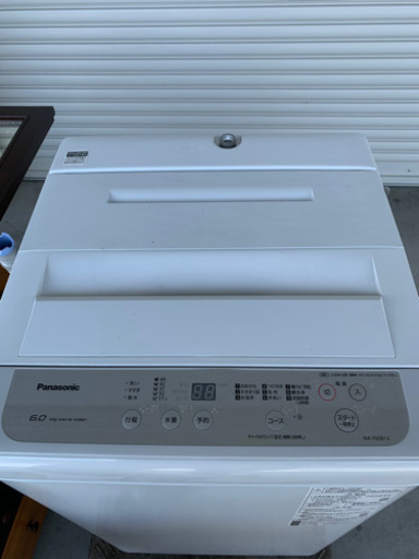Panasonic 2019年製　洗濯機　6kg