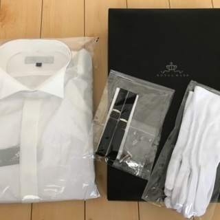 【ネット決済】結婚式　ウィングカラーシャツL シャツセット