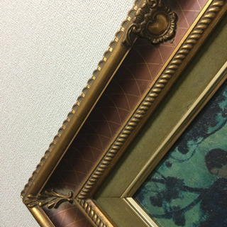 引っ越し処分】大型 ゴーギャン 白い馬 値下げ！ 毎日学校美術館