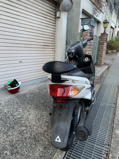 シグナス　2型　エンジン実動　事故車