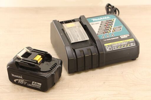 makita マキタ BL1840 18V 4.0Ah リチウムイオンバッテリー DC18RC T 7.2-18V用 急速充電器 セット(D4012anxY)