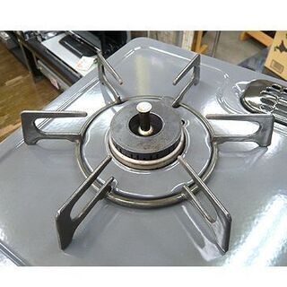 〇 水無しグリル未使用!【LP ガステーブル 2017年製】右強火力 リンナイ