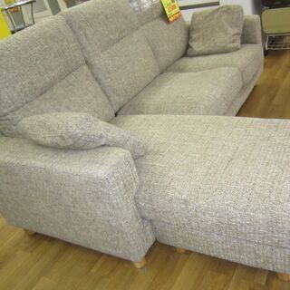 R056 布3Pソファオットマン付、カバーリングタイプ、幅198cm 美品 R056 布3Pソファオットマン付、カバーリングタイプ、幅198cm 美品