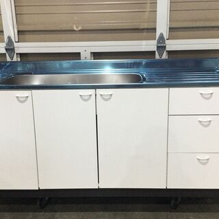 サンライズ製　キッチン　流し台　家庭用シンク　W1700L　未使用ワケあり品