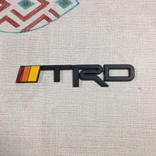 【ネット決済・配送可】大人気 TRD３D ロゴ エンブレム 送料無料