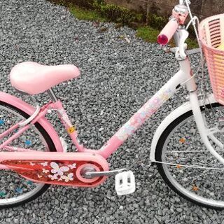 自転車 24インチ　ブリジストン　サーモンピンク色