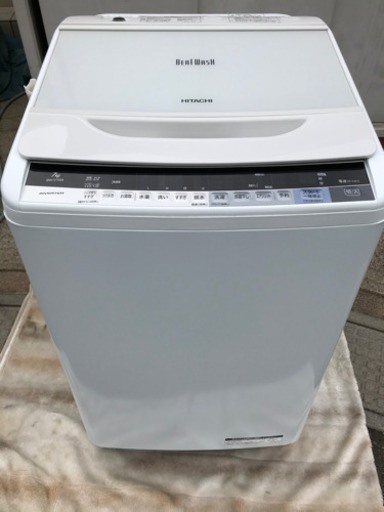 2016年製 美品 HITACHI 日立 7kg 全自動洗濯機 ビートウォッシュ BEAT WASH BW-V70A