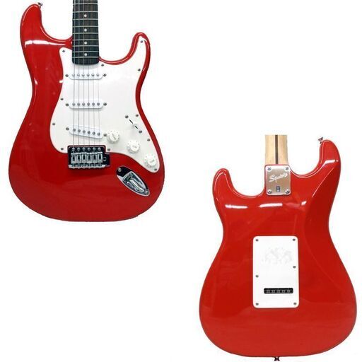 スクワイヤー ストラトキャスター バレット フィエスタレッド