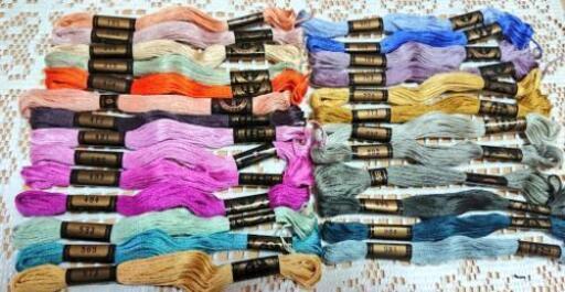 250束以上!!cosmo刺繍糸26色セット
