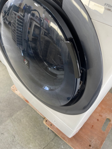 シャープドラム式洗濯機7k乾燥3.5k17年製　訳ありの為お値引き中　50705