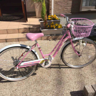 【ネット決済】女の子用自転車＆ヘルメット 美品