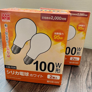 白熱電球100W型 95w 4個セット