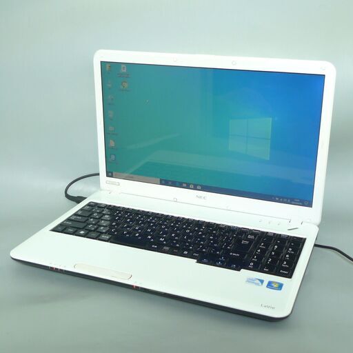 送料無料 1台限定 ノートパソコン 中古良品 Windows10 15.6型 NEC PC-LS150ES6W Pentium 4GB 640G DVDRW 無線LAN LibreOffice済 即使用可能