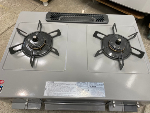 新生活！9900円 ノーリツ ガスコンロ ガステーブル 2018年製 ホース付き 都市ガス ノーリツ 2018 都市ガスコンロ ガステーブル ガスコンロ 中古