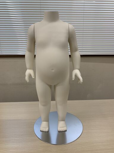【美品】ベビーリアルマネキン トルソー アイボリー塗装