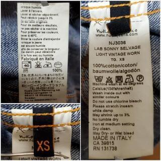Nudie Jeans LAB SONNY SELVAGE LIGHT VINTAGE WORN XSサイズ 