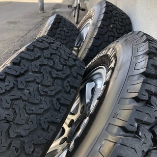 ハイエースで使用してました。グッドリッチAT