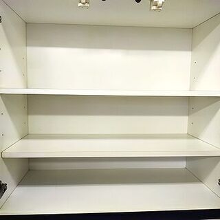 【リサイクルストアスターズ城西店】たっぷり収納!!レンジボード ブラウン×ホワイト - 鹿児島市