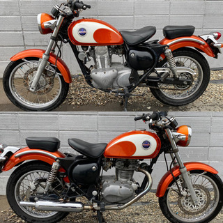 ☆エストレア250☆前後ブレーキ・プラグなどなど新品交換で快調です^_^250cc単気筒ネイキッドバイク☆ ☆エストレア250☆前後ブレーキ・プラグなどなど新品交換で快調です^_