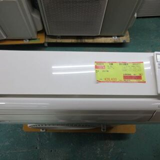 K02274　三菱　 中古エアコン　主に6畳用　冷房能力 2.2KW ／ 暖房能力　2.5KW