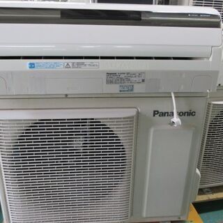K02276 パナソニック 中古エアコン 主に8畳用 冷房能力 2.5KW ／ 暖房 