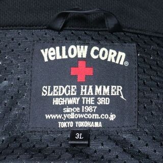 状態良好】イエローコーン メッシュジャケット YB-0105 3L ライダース