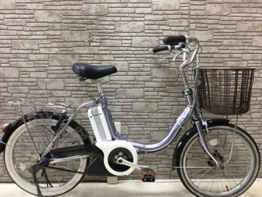 東京23区配達無料 新品バッテリー付 新基準 ヤマハ パスコンパクト 8.9Ah リチウム 電動自転車 中古自転車　小径20