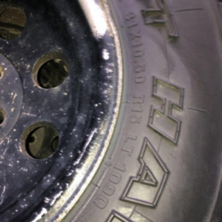 SUV/ブロックタイヤ/夏タイヤ/15インチ/5欠