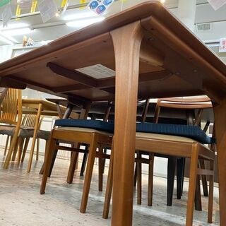 【愛品館 江戸川店】朝日木工　ダイニング5点セット　ID:152-007519-007　配送可＆代引き配送可