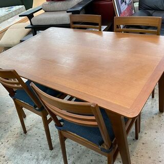 【愛品館 江戸川店】朝日木工　ダイニング5点セット　ID:152-007519-007　配送可＆代引き配送可