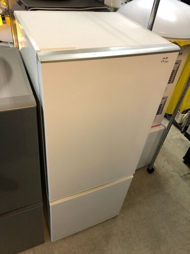 ☆中古激安！　AQUA　アクア　2ドア　ノンフロン冷蔵庫　184㍑　2017年製　AQR-BK18G（W)　幅53㎝×奥行58㎝×高130cm  【KBE011】￥14,800！！
