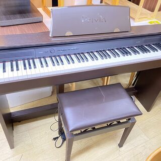 CASIO 88鍵盤 電子ピアノ Privia PX-750BN 椅子付き ☆買取帝国 朝霞店