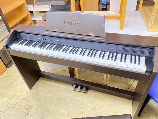 CASIO 88鍵盤 電子ピアノ Privia PX-750BN 椅子付き ★買取帝国 朝霞店