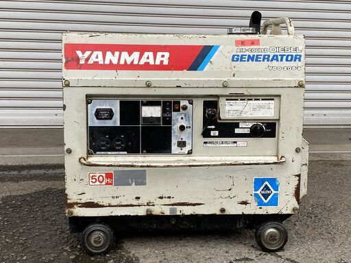 使われてた動作品 防音型 セル付 ヤンマー 1700W ディーゼル発電機 YDG205S-E 50Hz　17A　 983時間 初期不良対応OK
