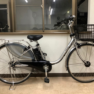 電動自転車 パナソニック 26インチ 6.6Ah 新基準 A.girls ブラック LED