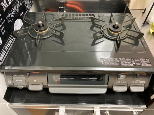 【美品】1ヶ月使用した２口　ガスコンロ