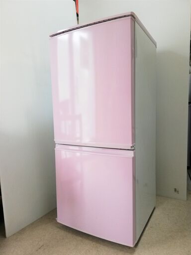 都内近郊送料無料 SHARP ノンフロン冷凍冷蔵庫 137L 2013年製 ピンク