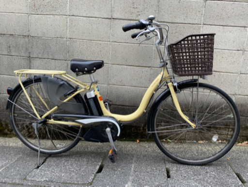 【電動自転車】美品❗️ヤマハ　パスナチュラ26インチ　新品バッテリー付　若林自転車　膳所　SALE中❗️