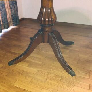 お取引中】値下げ 美品 イタリア製 象嵌細工 オーバル型 ダイニング