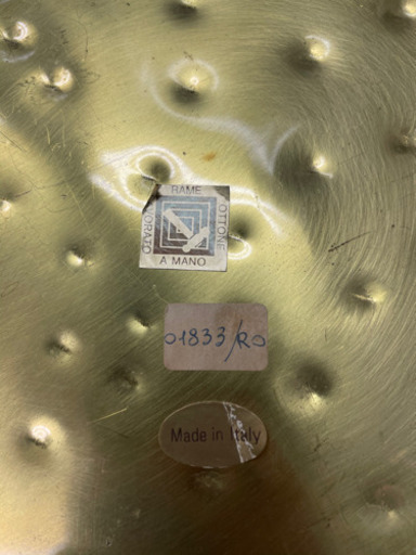 アンティーク石炭コールバケツ（小）銅製 イタリア製