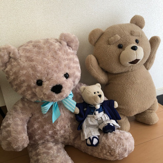 クマぬいぐるみ差し上げます