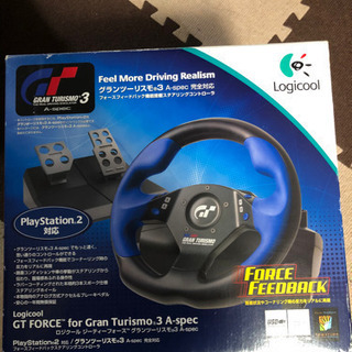【ネット決済】PS2  グランツーリスモ　ハンドルコントローラー