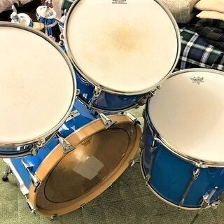 ヤマハドラム4点セット YD‐9000A　 カバリング換装、パーツ換装、程度良好（中古レストア品）