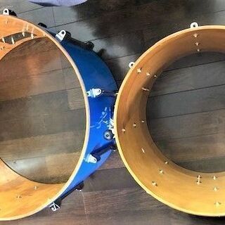 ヤマハドラム4点セット YD‐9000A　 カバリング換装、パーツ換装、程度良好（中古レストア品）