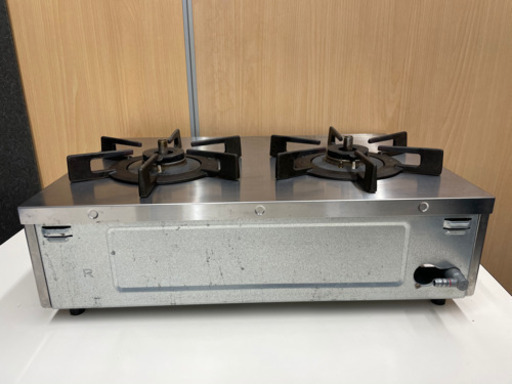 GM512【クリーニング済】ガスコンロ 都市ガス Vamo バーモ ET21-2STSY