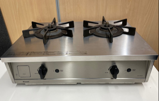 GM512【クリーニング済】ガスコンロ 都市ガス Vamo バーモ ET21-2STSY