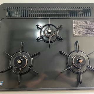 1年使用品 LPGプロパンガス ビルトインコンロ 水無片面焼 3口 60cm幅 ガスコンロ PKD-N34V 説明書付 1年使用品 LPGプロパンガス ビルトインコンロ 水無片面焼 3口 60cm